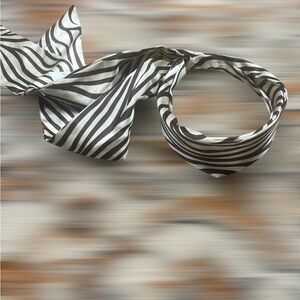 Zebra Print Silk headband